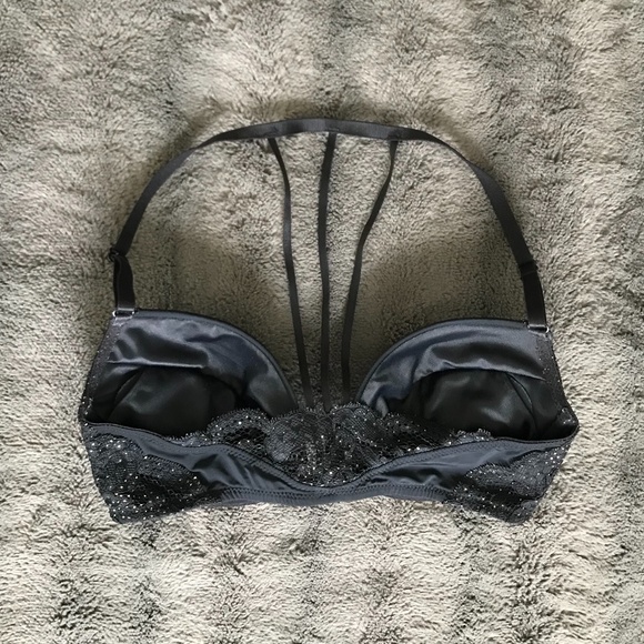 La SENZA Black Racer Back Bra 32C/34B - Picture 6 of 9